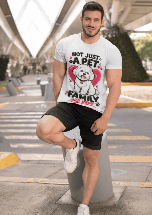 Not Just a Pet, Family With Paws | Cute Dog Lover Graphic T-Shirt
