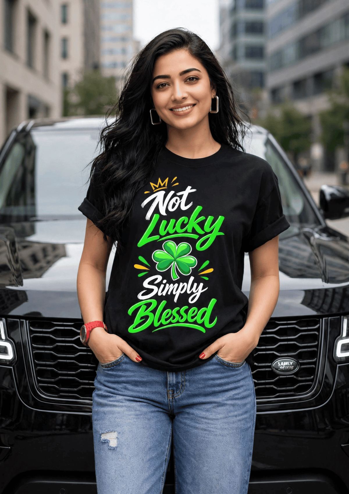 Not Lucky, Simply Blessed 🍀 | Women T-Shirt