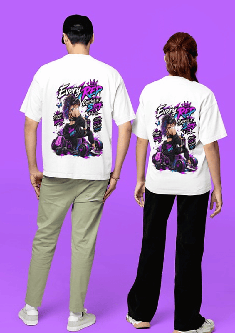 Everyday Rebel Graphic Unisex Oversized T-Shirt