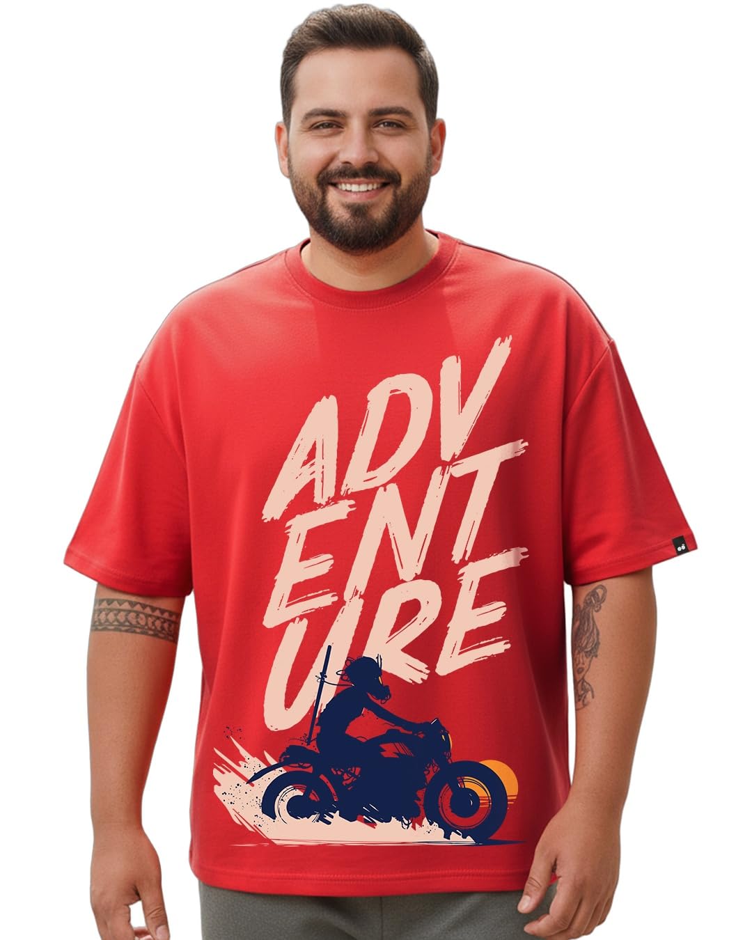 Men's Premium Oversized Graphic T-Shirt