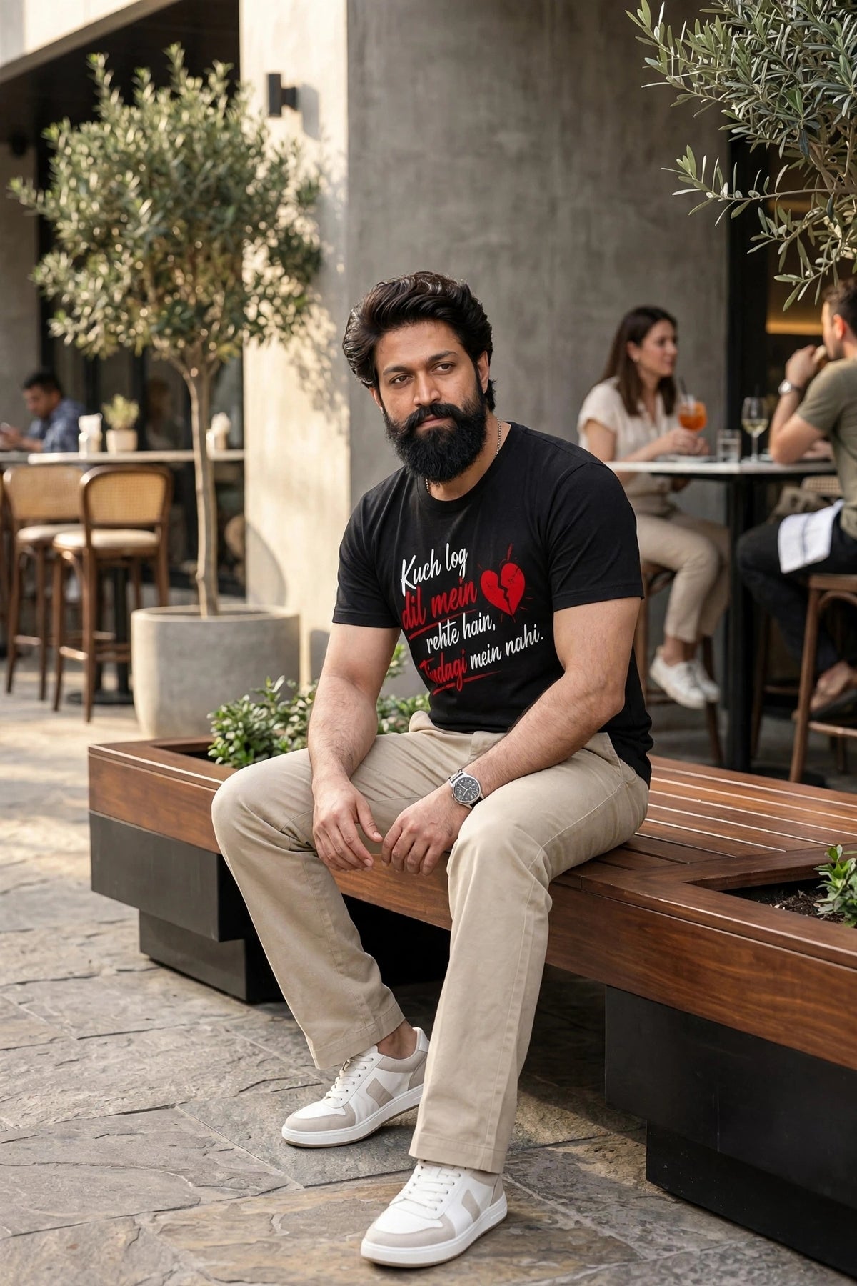 “Kuch Log Dil Mein Rehte Hain” | Stylish Regular Fit T-Shirt