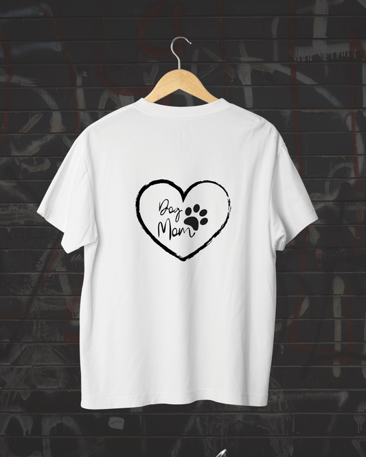 Minimalist Dog Paw Print T-Shirt – Cute Pet Lover Design