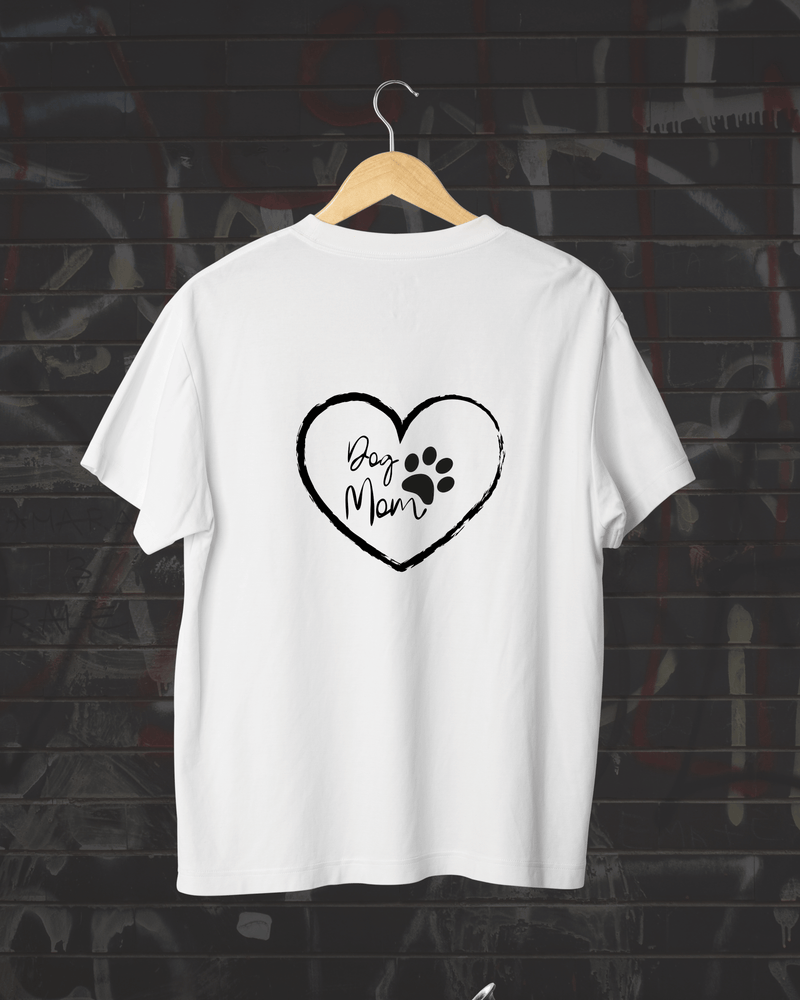 Minimalist Dog Paw Print T-Shirt – Cute Pet Lover Design