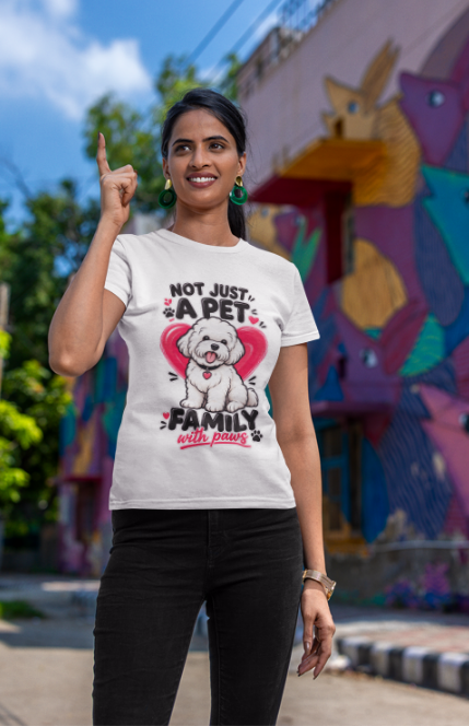 Not Just a Pet – Family With Paws  | Women’s Graphic T-Shirt