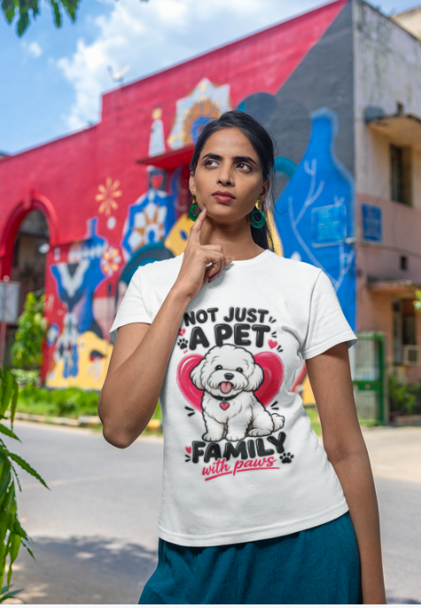 Not Just a Pet – Family With Paws  | Women’s Graphic T-Shirt